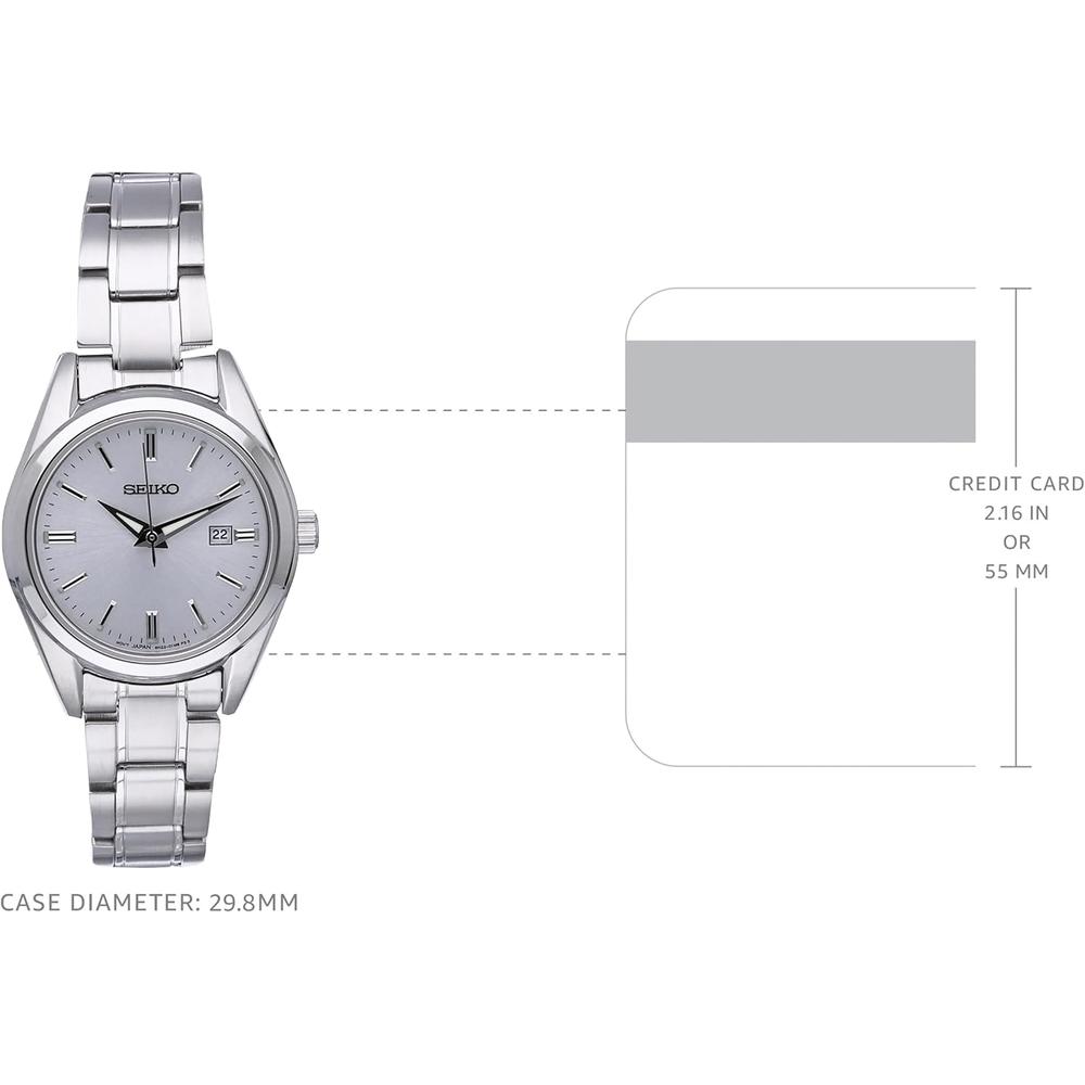 RELOJ SEIKO ESSENTIALS CON FECHA PARA MUJER | PLATA - 4