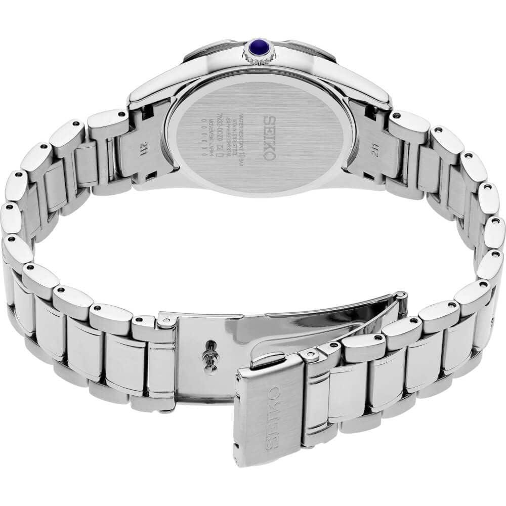 RELOJ SEIKO DIAMANTES ACERO INOXIDABLE MUJER | ROSADO BEBÉ - 3