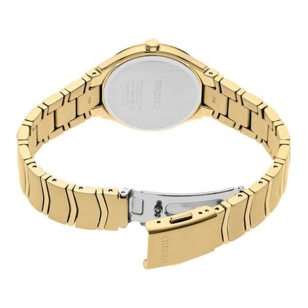 RELOJ SEIKO SUR552 CUARZO ANALÓGICO PARA MUJER | DORADO - 3
