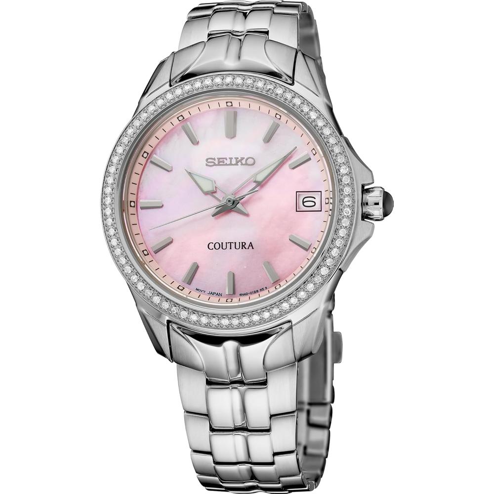 RELOJ SEIKO COUTURA CON DIAMANTES PARA MUJER | ROSA - 1