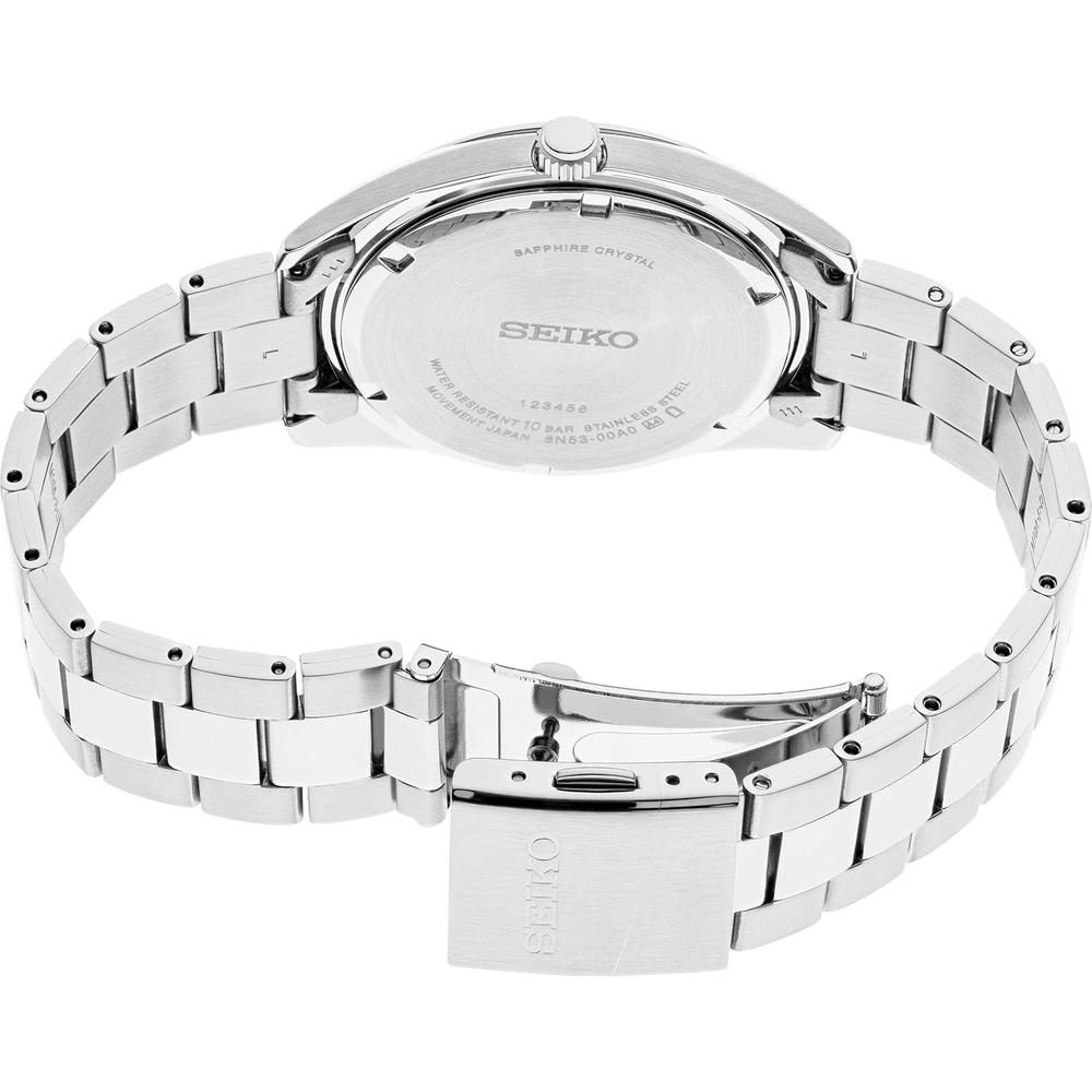 RELOJ SEIKO ESSENTIALS DE ACERO INOXIDABLE HOMBRE | NEGRO - 3