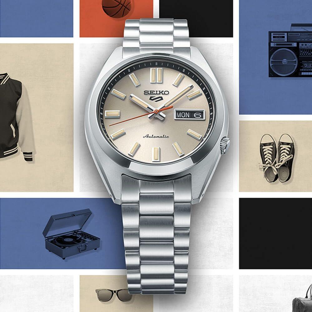 RELOJ SEIKO SRPK91 AUTOMÁTICO PARA HOMBRE | CREMA - 4