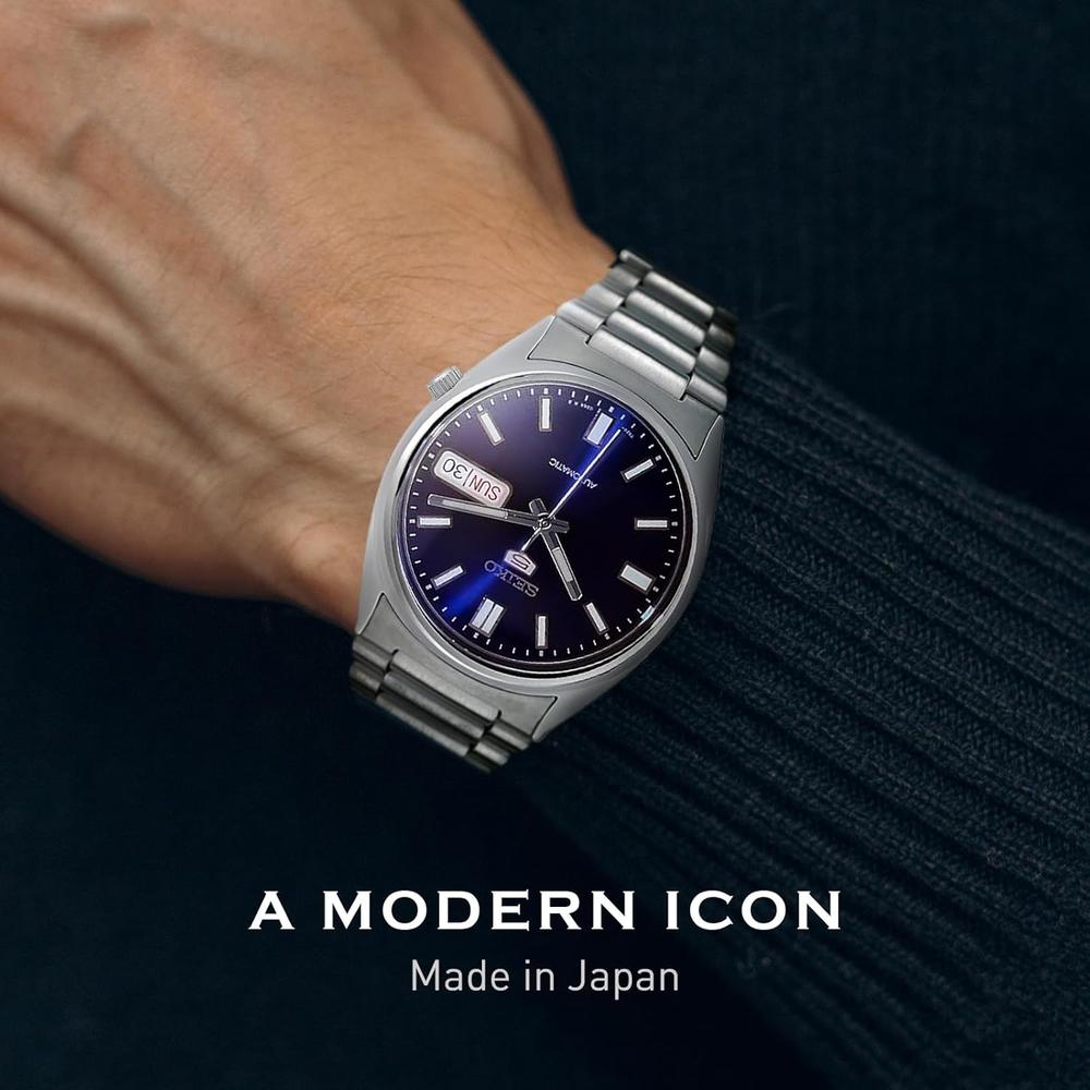RELOJ SEIKO 5-7S AUTOMÁTICO ELEGANTE PARA HOMBRE | AZUL ELÉCTRICO - 2