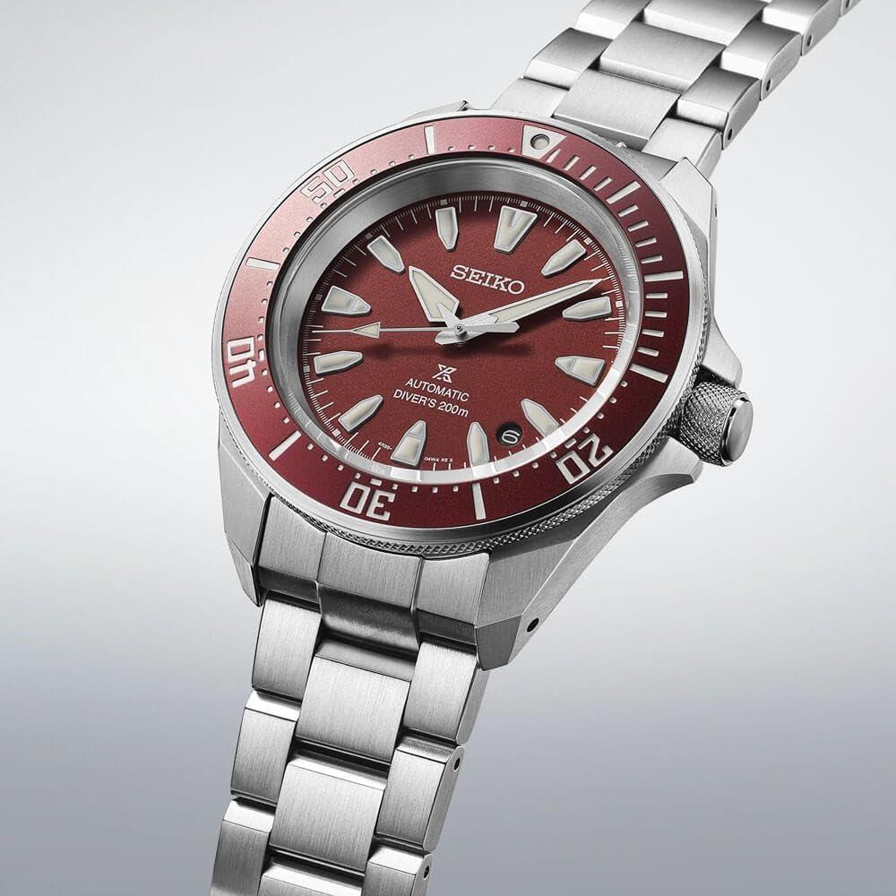 RELOJ SEIKO SRPL11 PROSPEX PARA HOMBRE | ROJO - 4