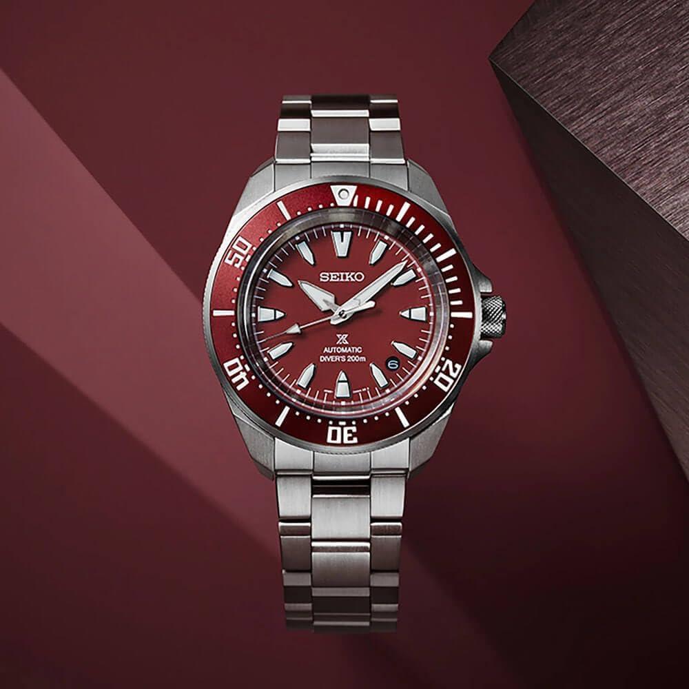 RELOJ SEIKO SRPL11 PROSPEX PARA HOMBRE | ROJO - 5