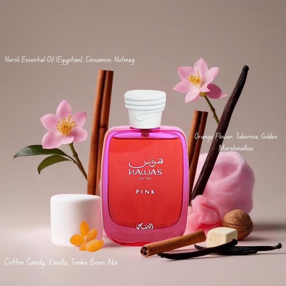 PERFUME RASASI HAWAS PINK EDP MUJER 3.4 OZ / 100 ML - 3