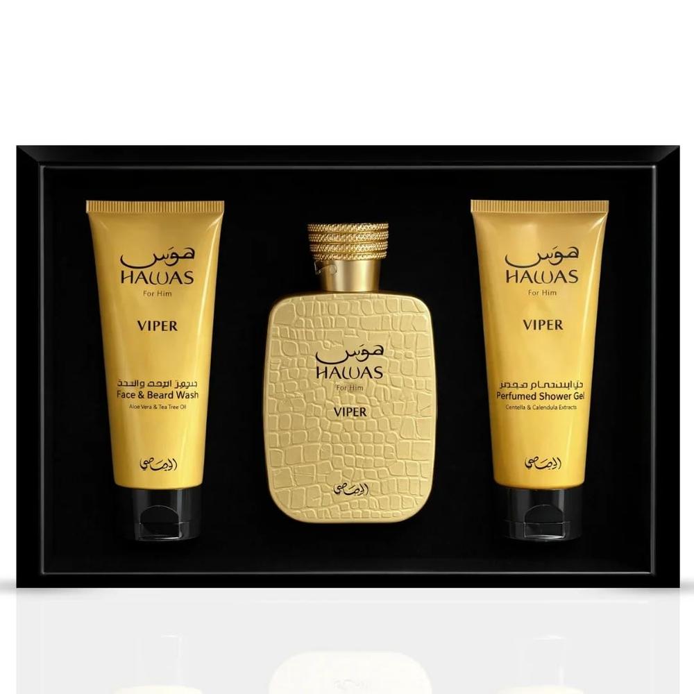 SET DE REGALO RASASI HAWAS VIPER HOMBRE 3 PZS - 3