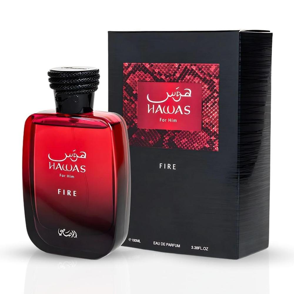 PERFUME RASASI HAWAS FIRE EDP HOMBRE 3.4 OZ / 100 ML - 4