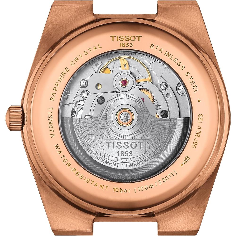 RELOJ TISSOT PRX POWERMATIC 80 ORO ROSA PARA HOMBRE - 3