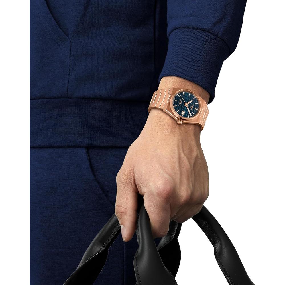 RELOJ TISSOT PRX POWERMATIC 80 ORO ROSA PARA HOMBRE - 5