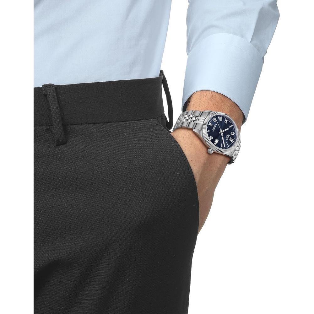 RELOJ TISSOT BALLADE POWERMATIC 80 COSC PARA HOMBRE BLUE - 4