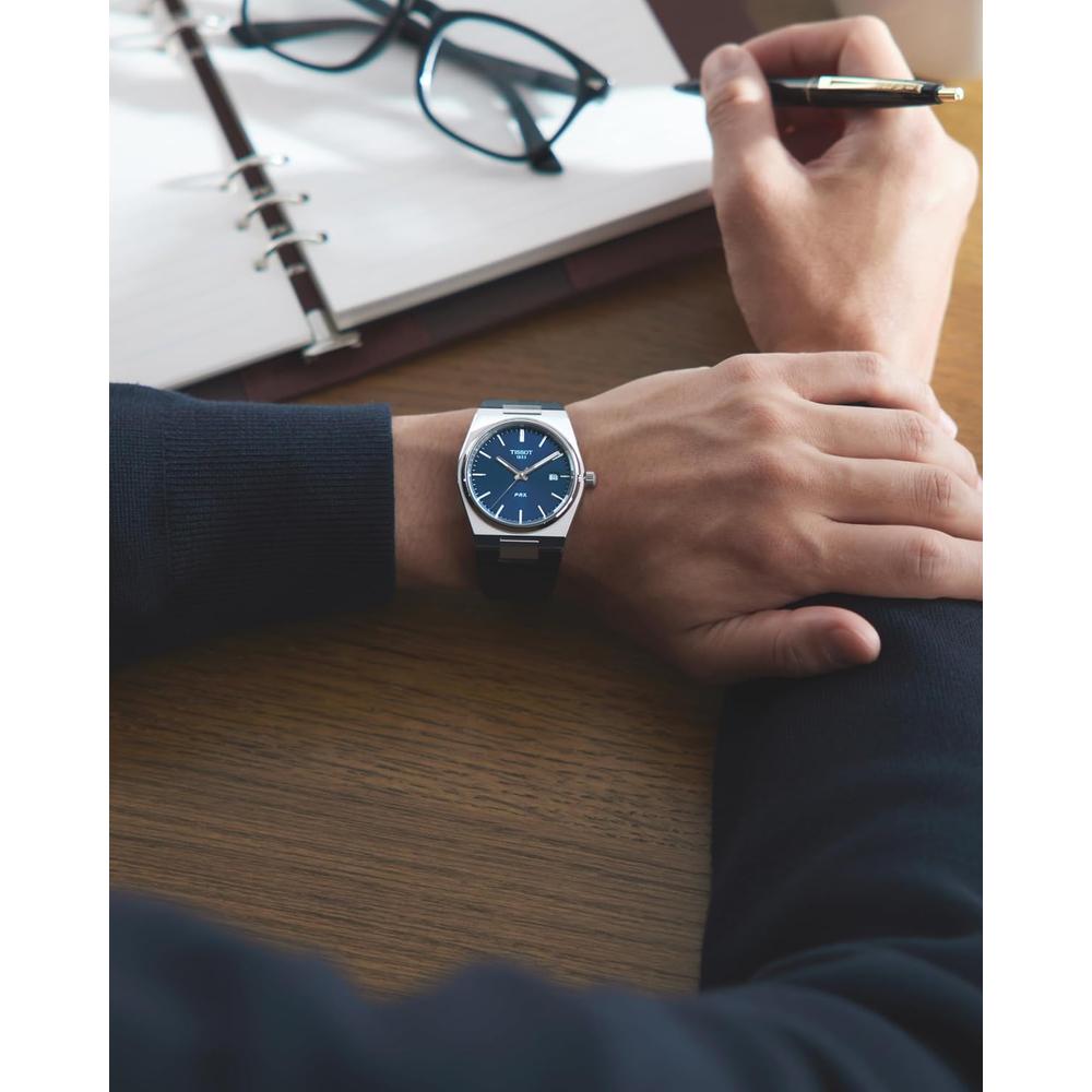 RELOJ TISSOT PRX CUARZO PARA HOMBRE AZUL - 3