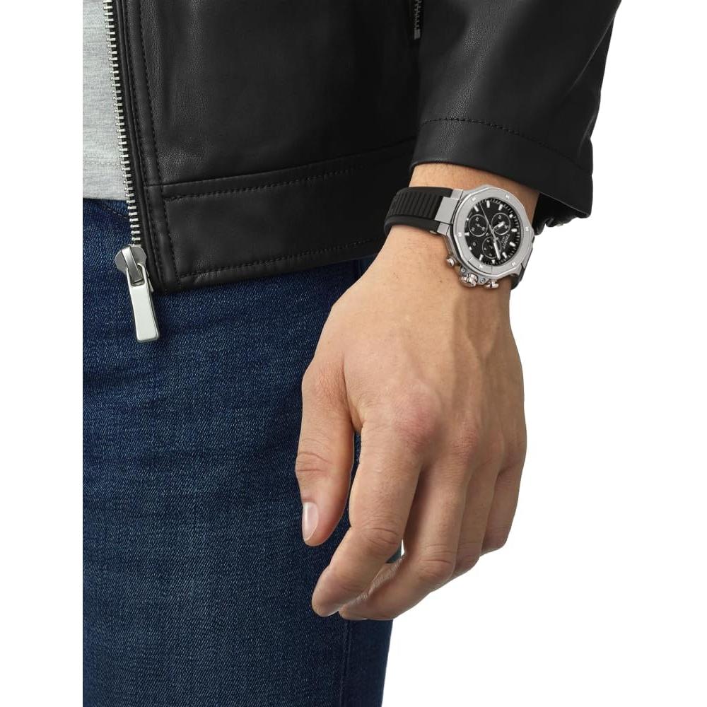 RELOJ TISSOT T-RACE CRONÓGRAFO PARA UNISEX BLACK - 5