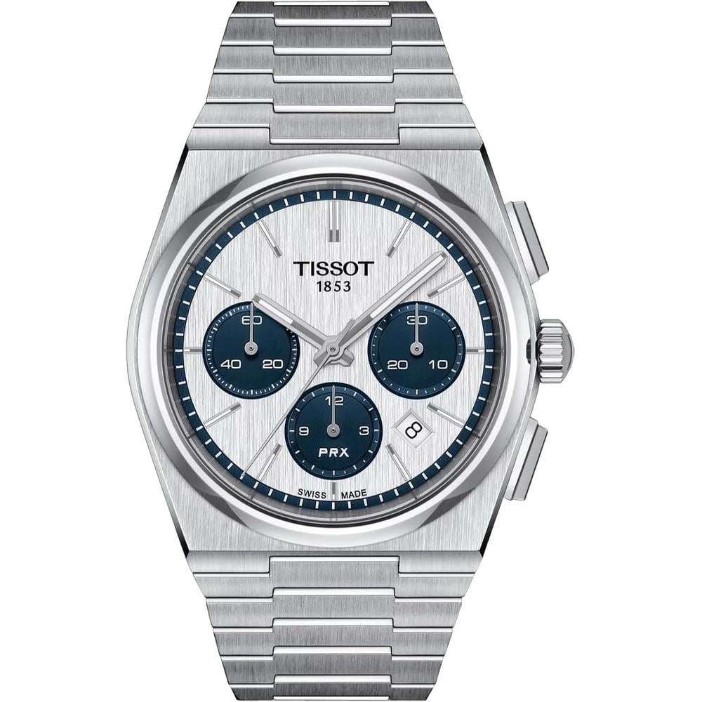 RELOJ TISSOT PRX CRONÓGRAFO AUTOMÁTICO PARA HOMBRE GRIS - 1