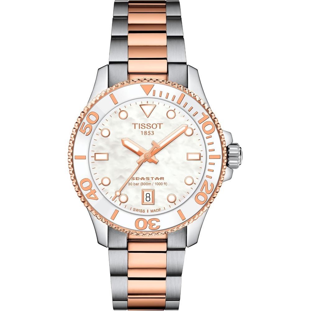 RELOJ TISSOT SEASTAR 1000 CUARZO 36 MM PARA UNISEX SILVER - 1
