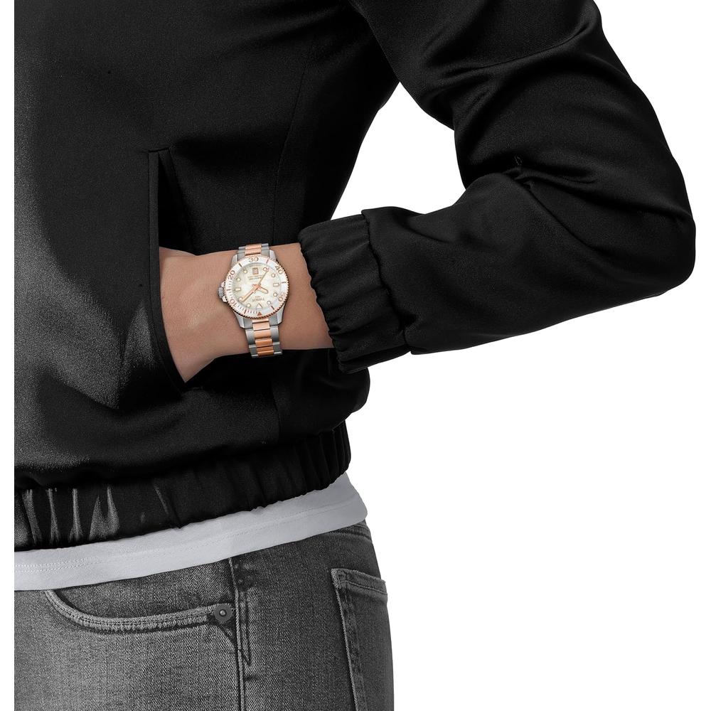 RELOJ TISSOT SEASTAR 1000 CUARZO 36 MM PARA UNISEX SILVER - 4