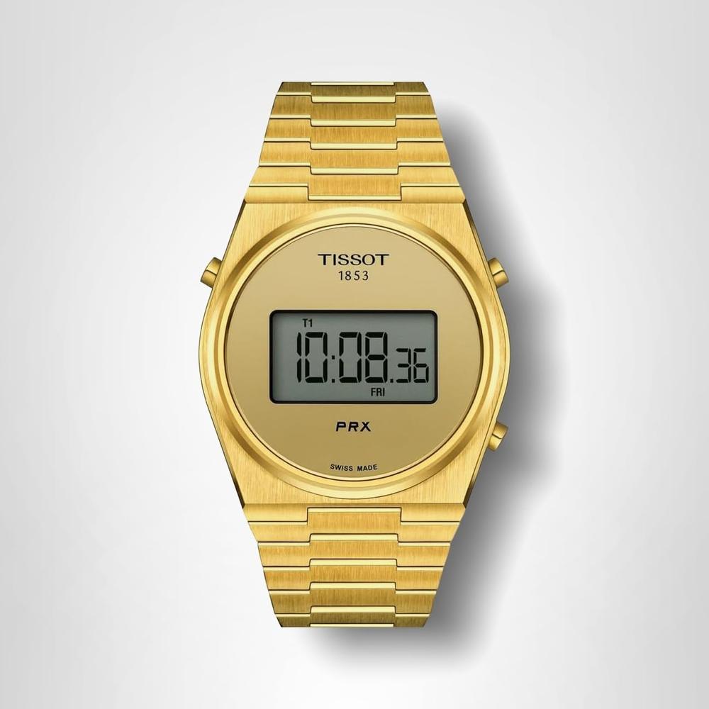 RELOJ TISSOT PRX DIGITAL PARA UNISEX GOLD 40 MM - 1