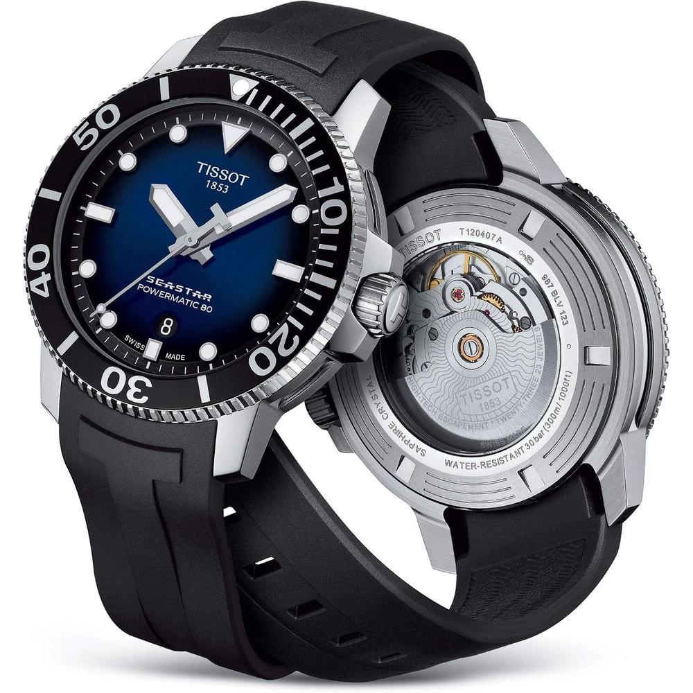 RELOJ TISSOT SEASTAR 1000 POWERMATIC 80 PARA HOMBRE BLUE - 1
