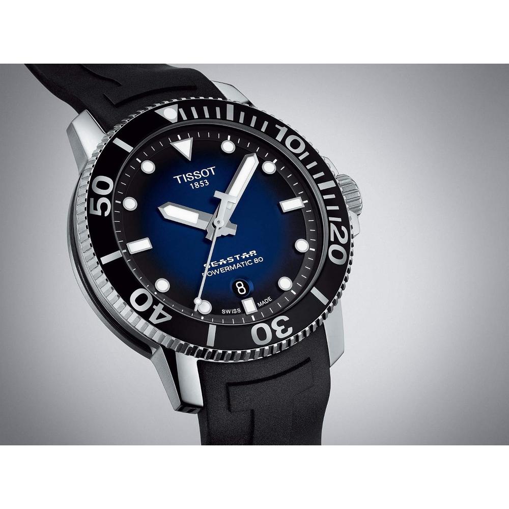 RELOJ TISSOT SEASTAR 1000 POWERMATIC 80 PARA HOMBRE BLUE - 3