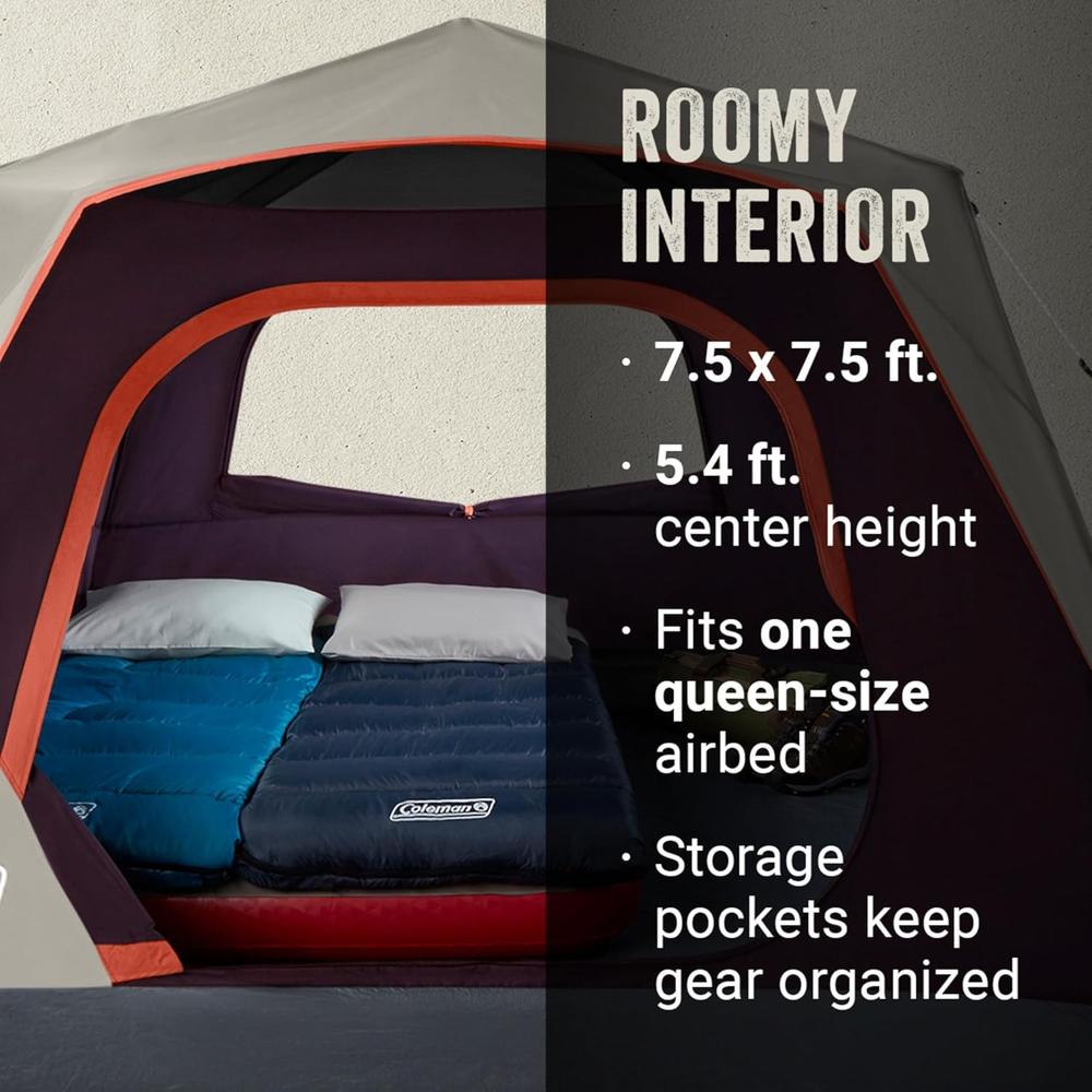 TIENDA DE CAMPAÑA INSTANTÁNEA COLEMAN SKYLODGE 4 PERSONAS - 2