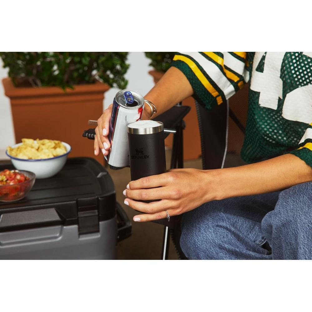 PORTALATAS TÉRMICO STANLEY SLIM BLANCO 10 OZ - 3