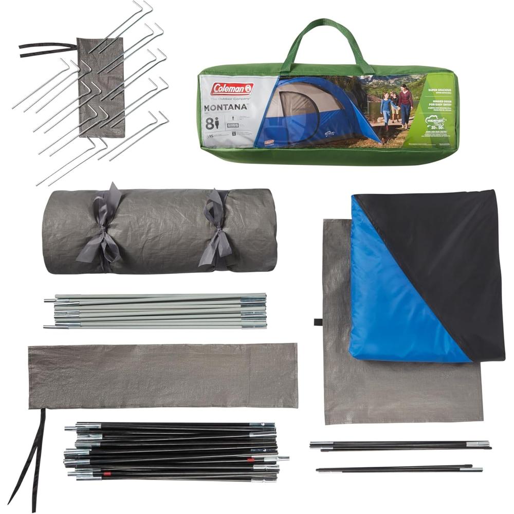 TIENDA DE CAMPAÑA COLEMAN MONTANA 8 PERSONAS AZUL - 5