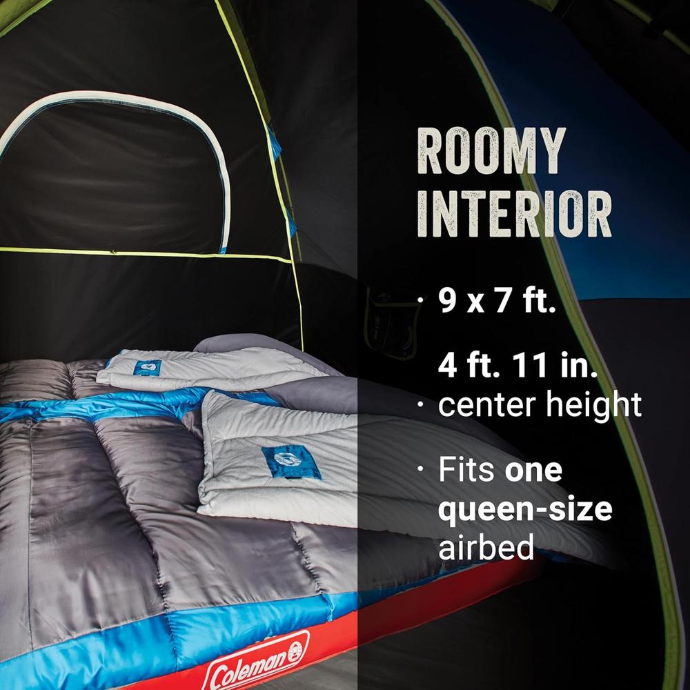 TIENDA DE CAMPAÑA COLEMAN SUNDOME DARK ROOM FREE PFAS 4 PERSONAS - 5