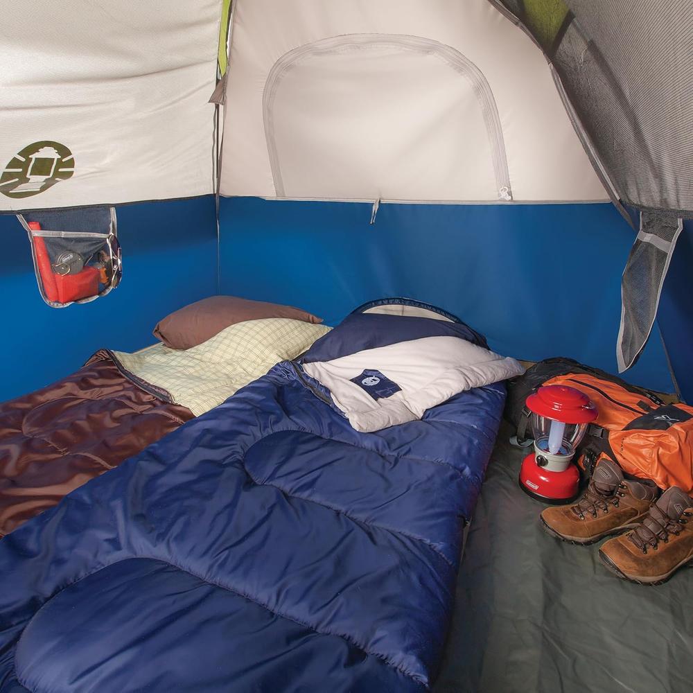 TIENDA DE CAMPAÑA COLEMAN SUNDOME PFAS FREE 4 PERSONAS AZUL - 3