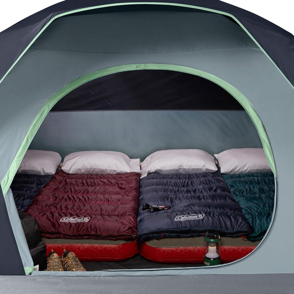 TIENDA DE CAMPAÑA COLEMAN SKYDOME PFAS FREE 6 PERSONAS AZUL - 4