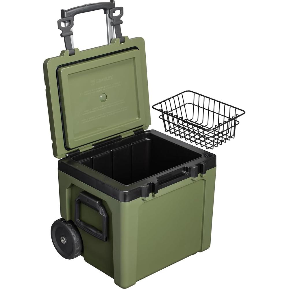 NEVERA PORTÁTIL STANLEY ADVENTURE CON RUEDAS 50 QT VERDE PINO - 5