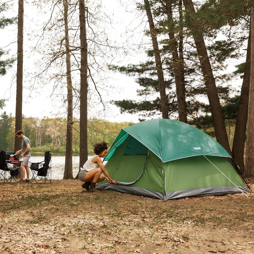 TIENDA DE CAMPAÑA COLEMAN SUNDOME PFAS FREE 4 PERSONAS VERDE - 3