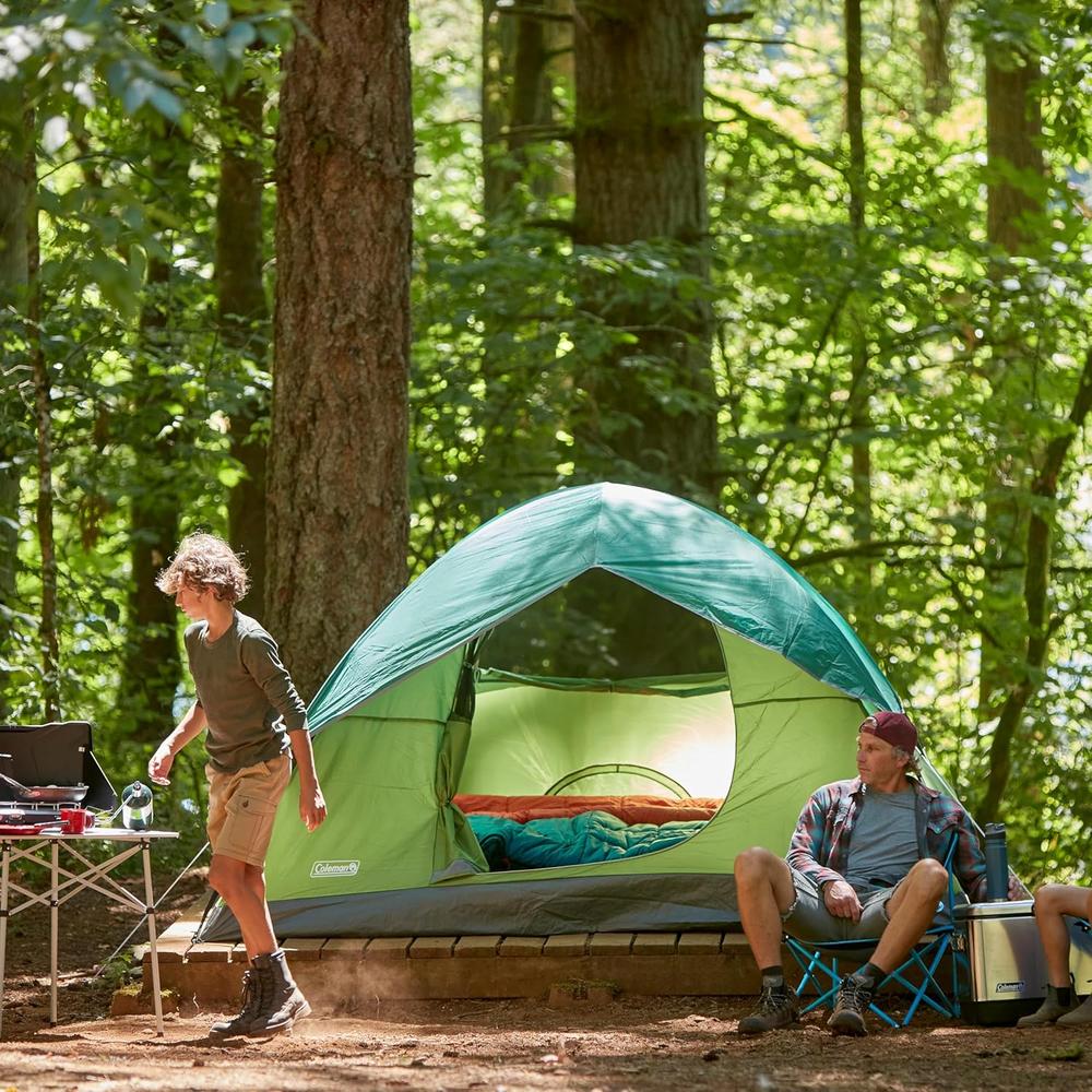 TIENDA DE CAMPAÑA COLEMAN SUNDOME PFAS FREE 4 PERSONAS VERDE - 5