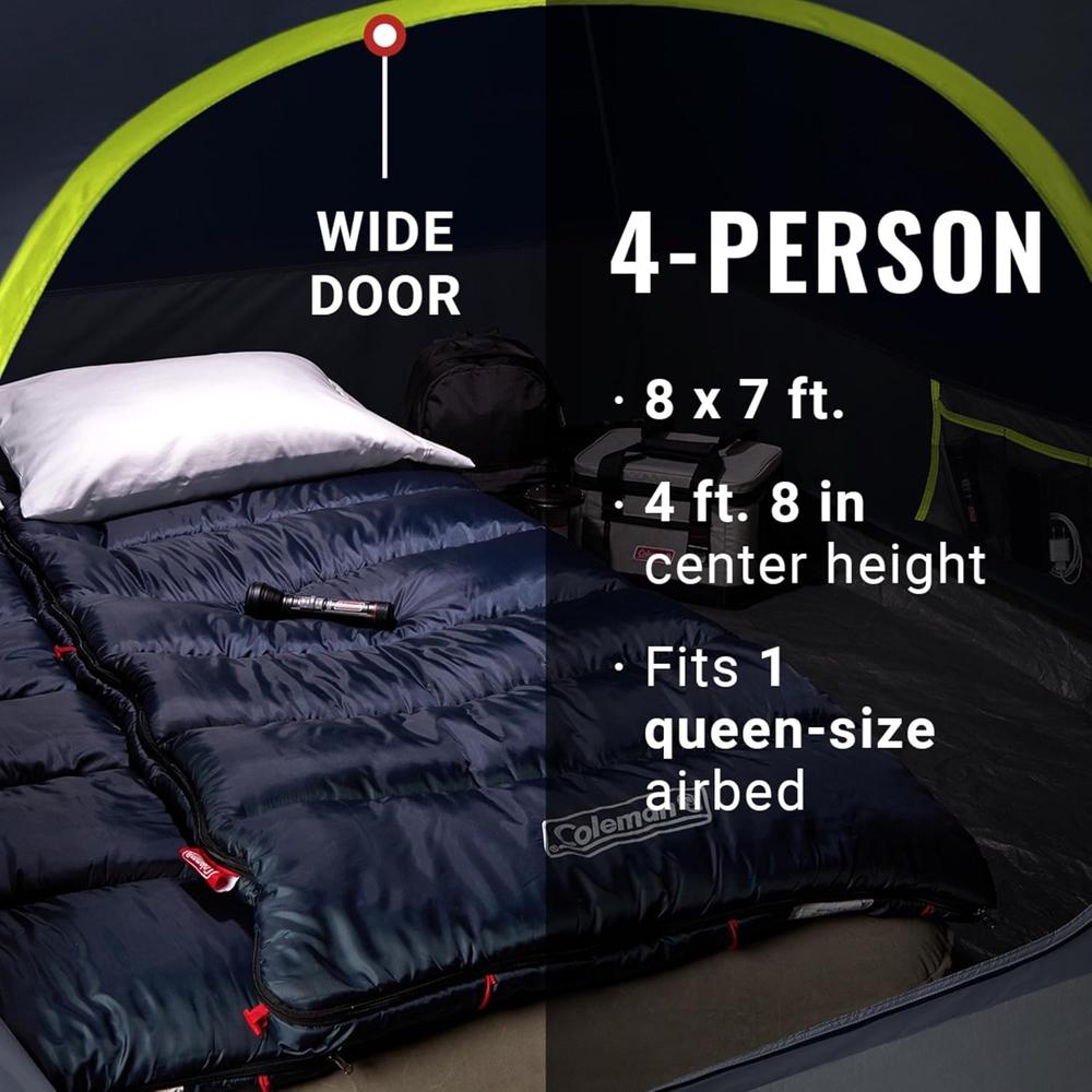 TIENDA DE CAMPAÑA COLEMAN DARK DOME PFAS FREE 4 PERSONAS - 4