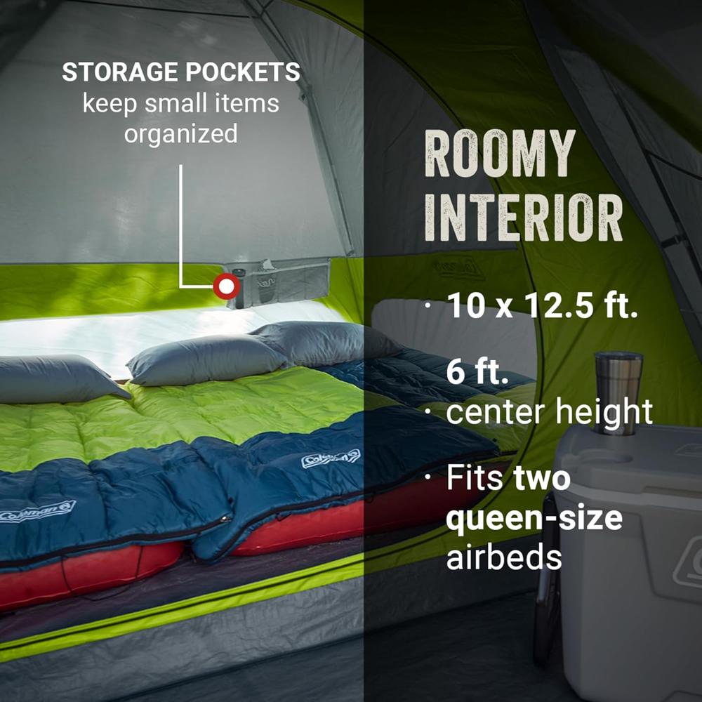 TIENDA DE CAMPAÑA COLEMAN SKYDOME CON PORCHE 6 PERSONAS - 2