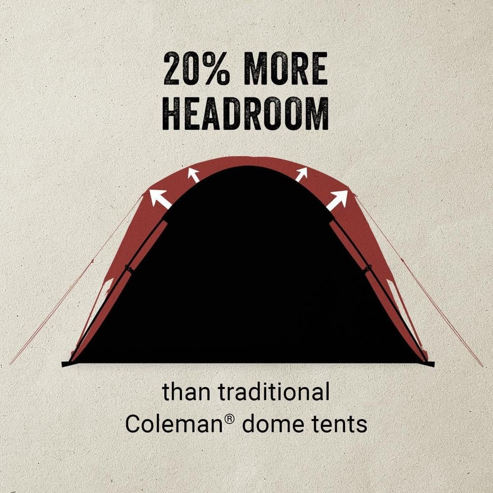 TIENDA DE CAMPAÑA COLEMAN SKYDOME CON PORCHE 6 PERSONAS - 4