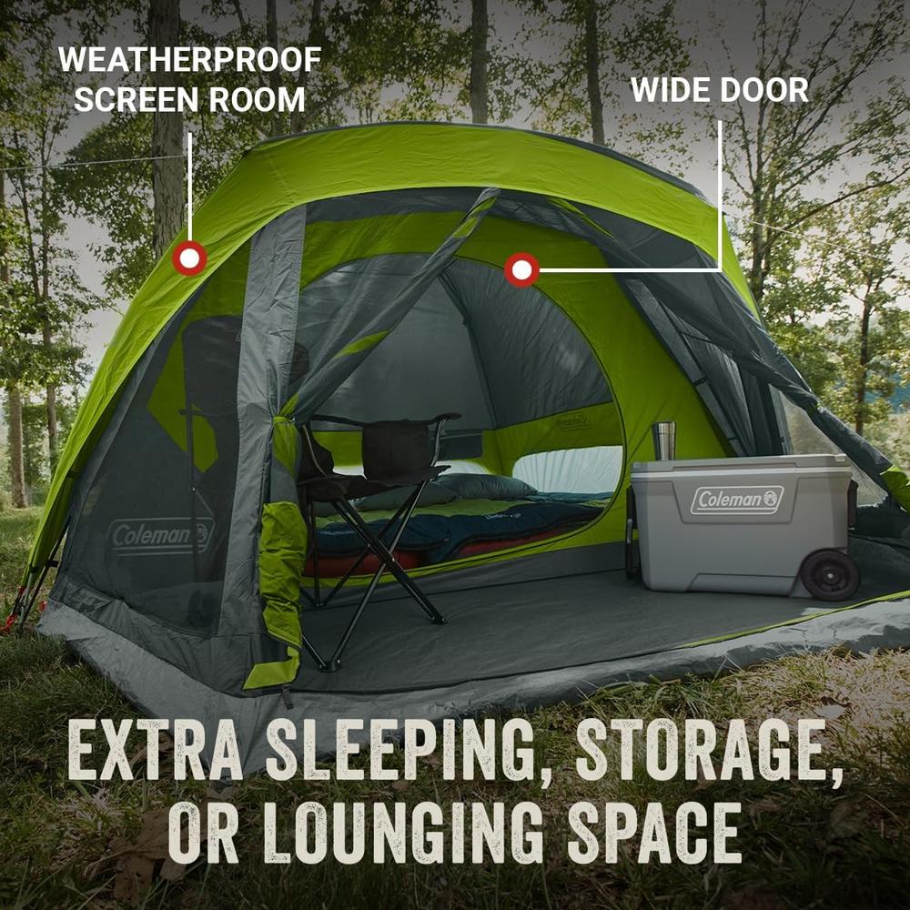 TIENDA DE CAMPAÑA COLEMAN SKYDOME CON PORCHE 6 PERSONAS - 6