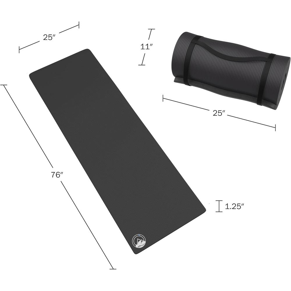 PACK 2 COLCHONETA DE ESPUMA WAKEMAN OUTDOORS NEGRA - 3