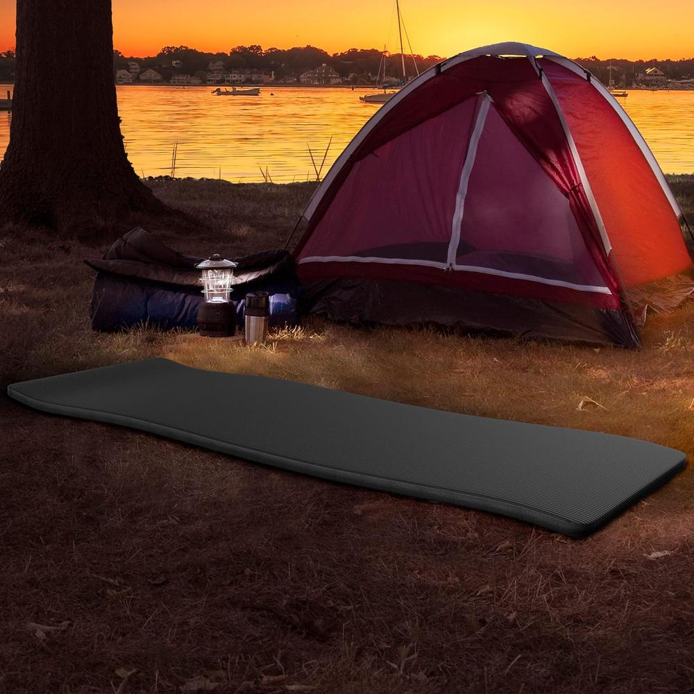PACK 2 COLCHONETA DE ESPUMA WAKEMAN OUTDOORS NEGRA - 5