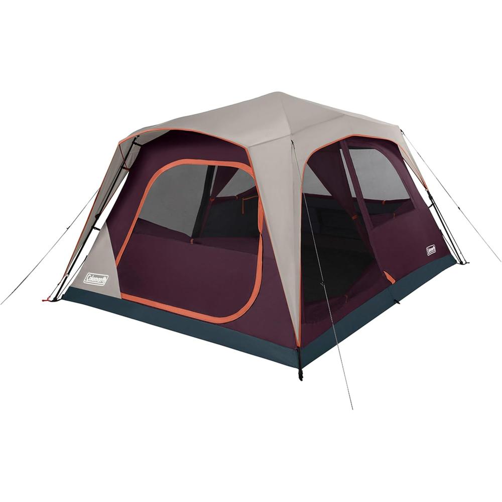 TIENDA DE CAMPAÑA INSTANTÁNEA COLEMAN SKYLODGE 8 PERSONAS BORGOÑA - 1