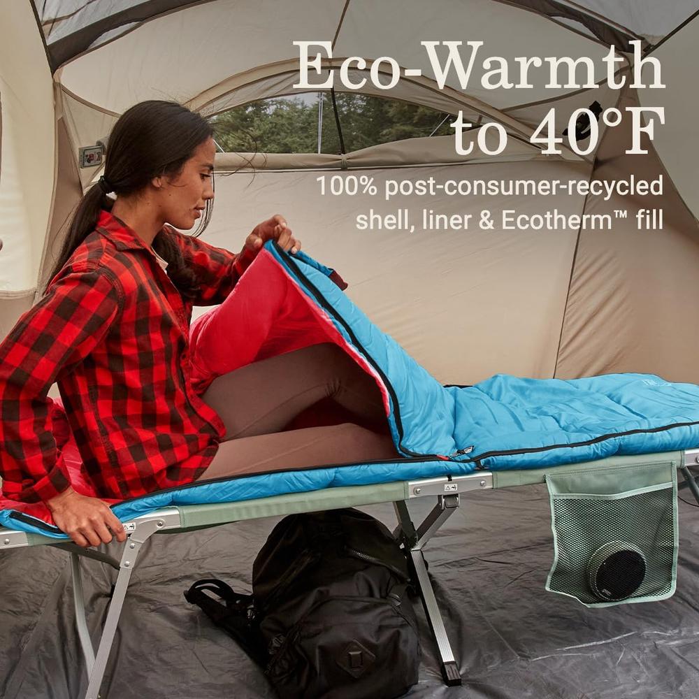 SACO DE DORMIR COLEMAN FLATLANDS PFAS FREE 40° F - 2