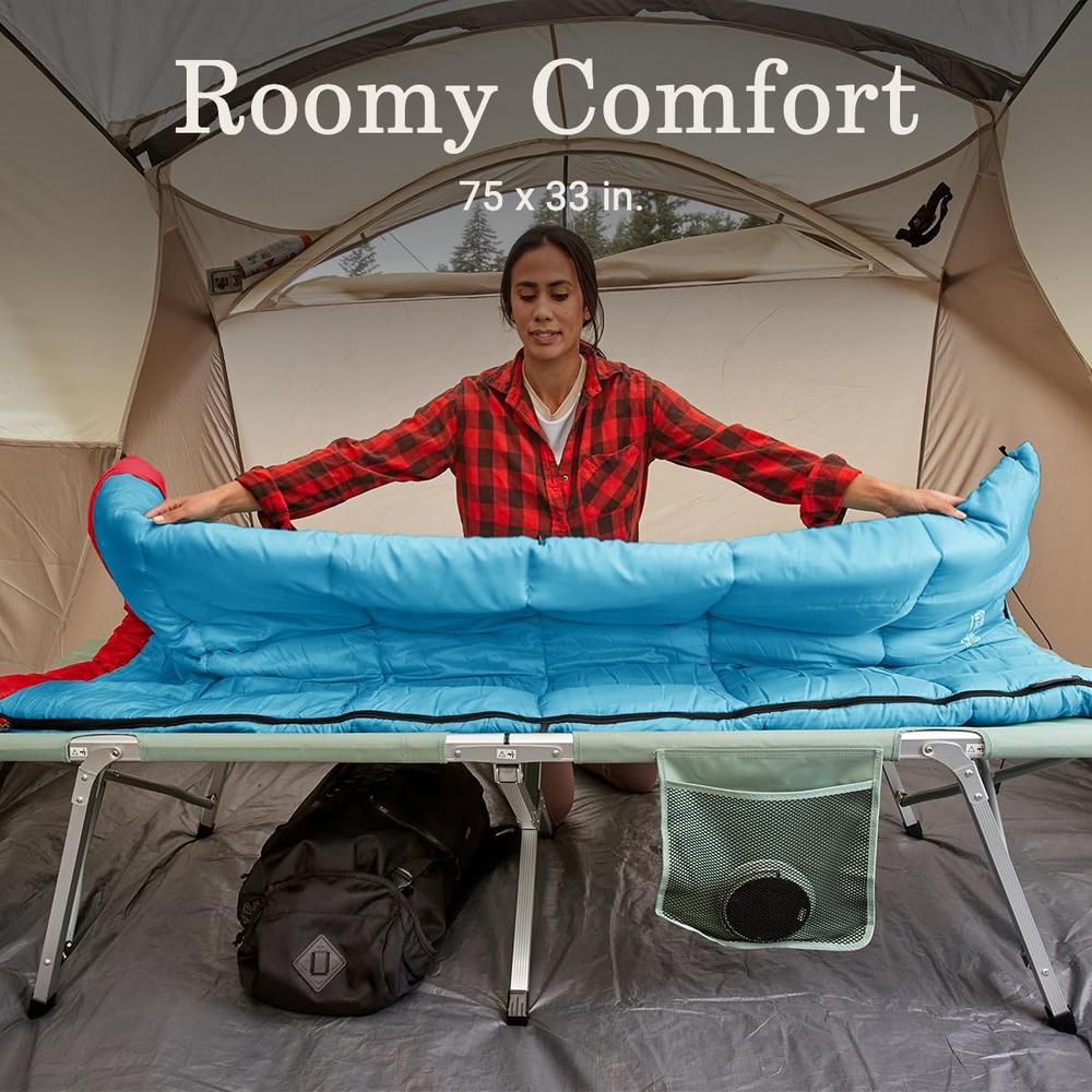 SACO DE DORMIR COLEMAN FLATLANDS PFAS FREE 40° F - 5
