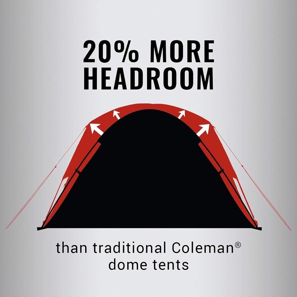 TIENDA DE CAMPAÑA COLEMAN SKYDOME 4 PERSONAS BLACKBERRY - 3