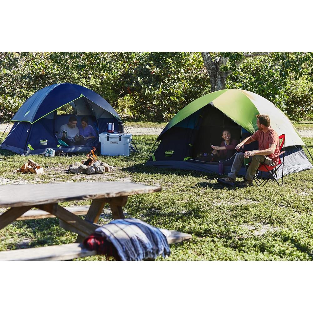 TIENDA DE CAMPAÑA COLEMAN SUNDOME PFAS FREE 2 PERSONAS AZUL - 5