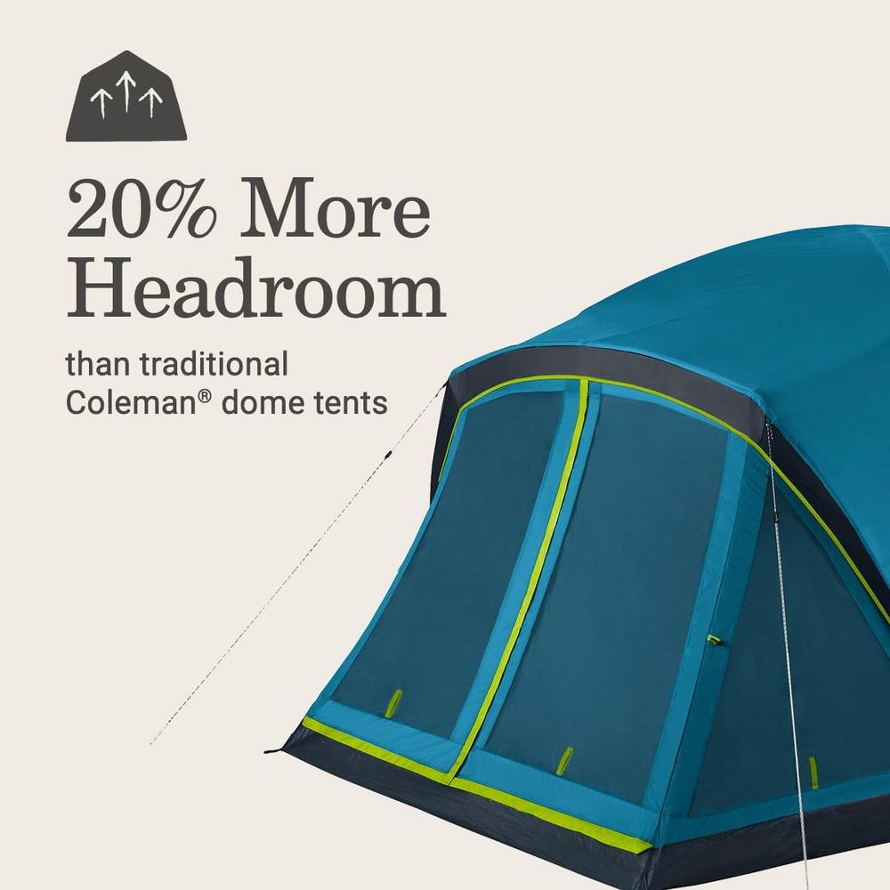 TIENDA DE CAMPAÑA COLEMAN SKYDOME PFAS FREE 6 PERSONAS - 3