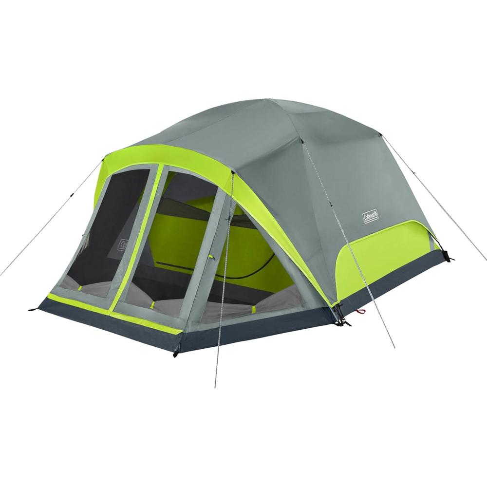 TIENDA DE CAMPAÑA COLEMAN SKYDOME CON PORCHE 4 PERSONAS GRIS - 1