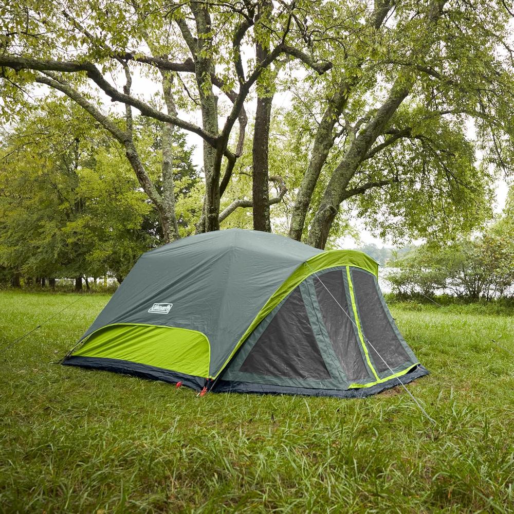 TIENDA DE CAMPAÑA COLEMAN SKYDOME CON PORCHE 4 PERSONAS GRIS - 4