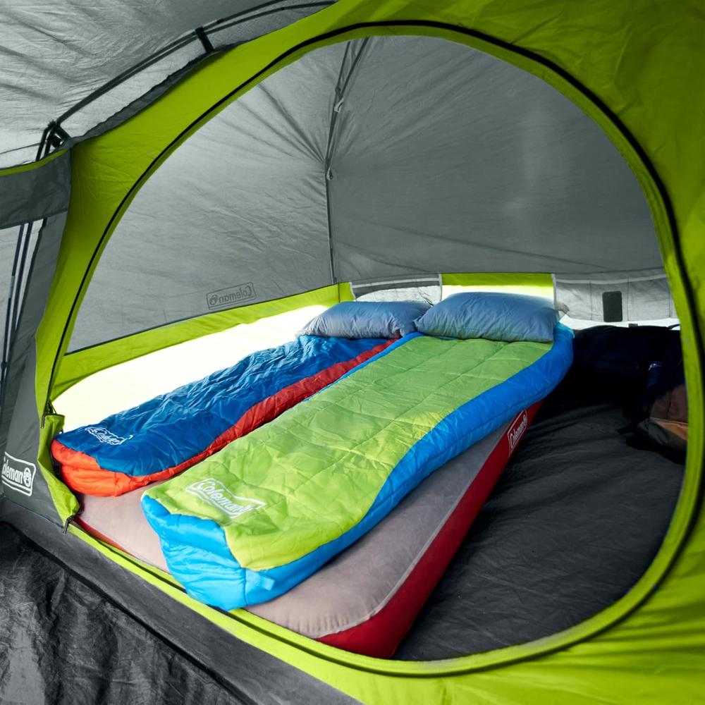 TIENDA DE CAMPAÑA COLEMAN SKYDOME CON PORCHE 4 PERSONAS GRIS - 5