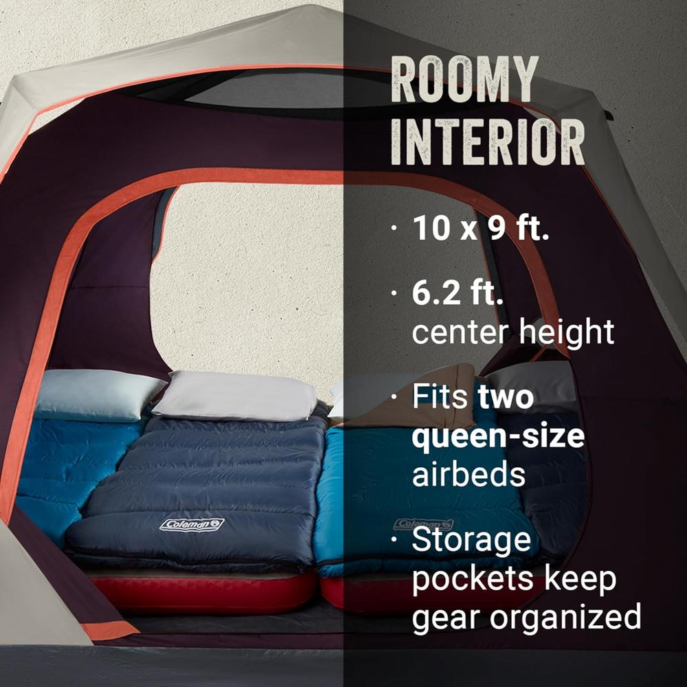 TIENDA DE CAMPAÑA INSTANTÁNEA COLEMAN SKYLODGE 6 PERSONAS - 2