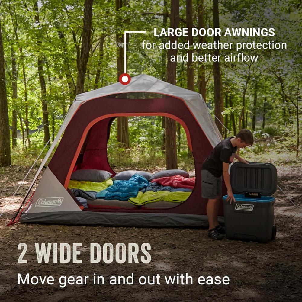 TIENDA DE CAMPAÑA INSTANTÁNEA COLEMAN SKYLODGE 6 PERSONAS - 5