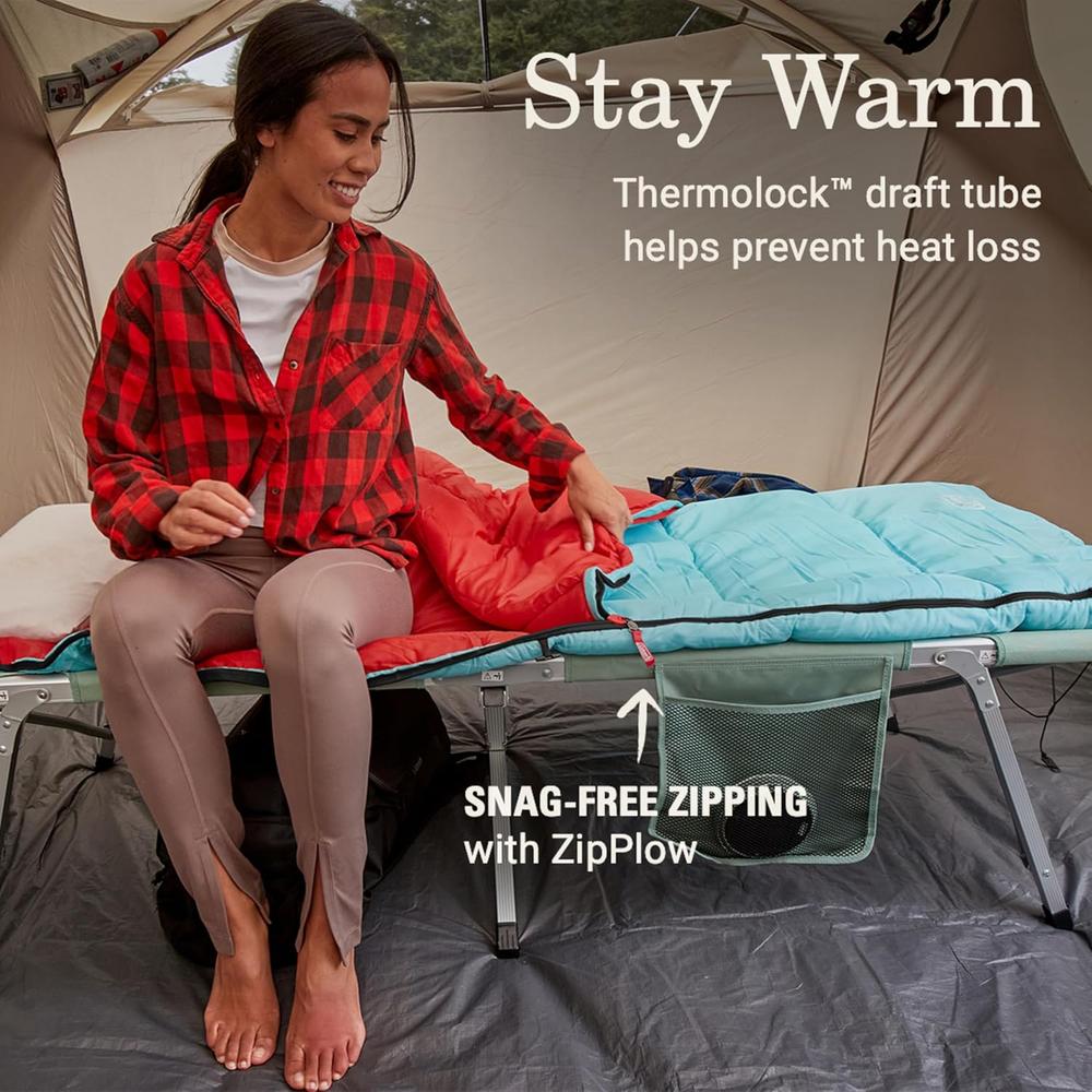 SACO DE DORMIR COLEMAN FLATLANDS PFAS FREE 50° F - 5